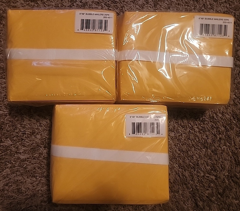75 6×8 Kraft Bubble Mailers Padded Envelope Shipping Bags Seal