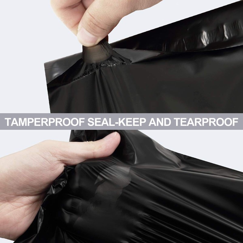 50 PCS 12x15.5 Inch Poly Mailers Black Shipping Bags Self-Sealing Waterproof gallery