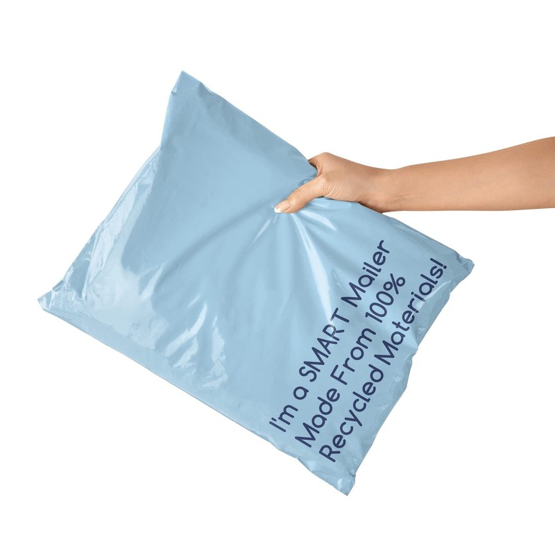 100 Count, 10×13 inch 100% Recycled Poly Mailers Eco Friendly Packaging Envel…