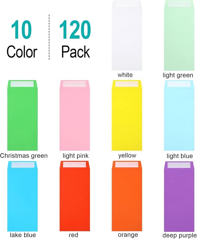 120 Cash Envelopes Money Saving Challenge 3.2x6.6 Inch Budgeting Envelopes Set gallery