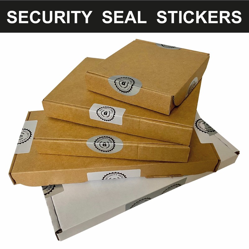 Gift Bag / Jewellery Packaging Security Seals Choose Your Sticker Size gallery
