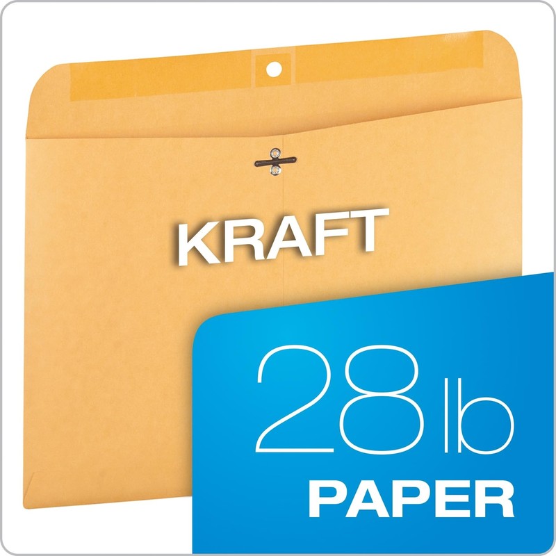 Quality Park 9 x 12 Clasp Envelopes, Deeply Gummed Flaps for Permanent Secure... gallery