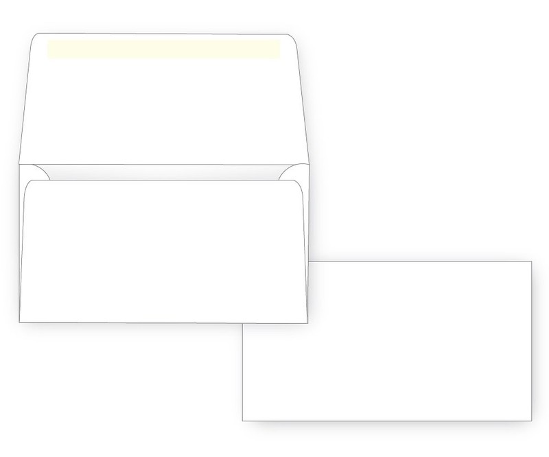 #6 3/4 Remittance Envelope – Wallet Flap – 24# White (3 5/8 x 6 1/2) Box of 500