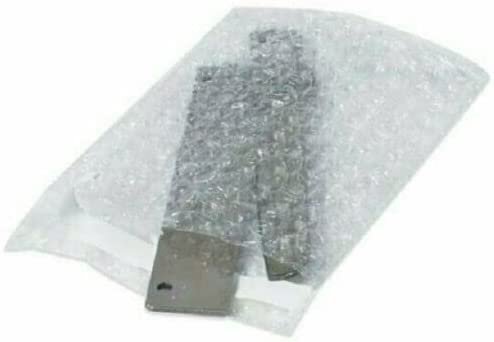 25 – 4×7.5 Bubble Out Pouches Bags Wrap Cushioning Self Seal Clear 4″ x 7.5″