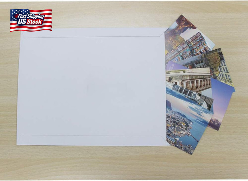 Zmybcpack 100 Pack 9X12 Inch Self Seal Photo Document Mailers Stay Flat White Ca gallery