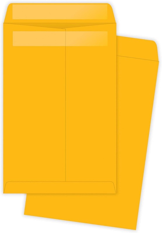 Light Brown 6x9 Redi Strip Self Adhesive Heavyweight Catalog Envelopes 100 Pack