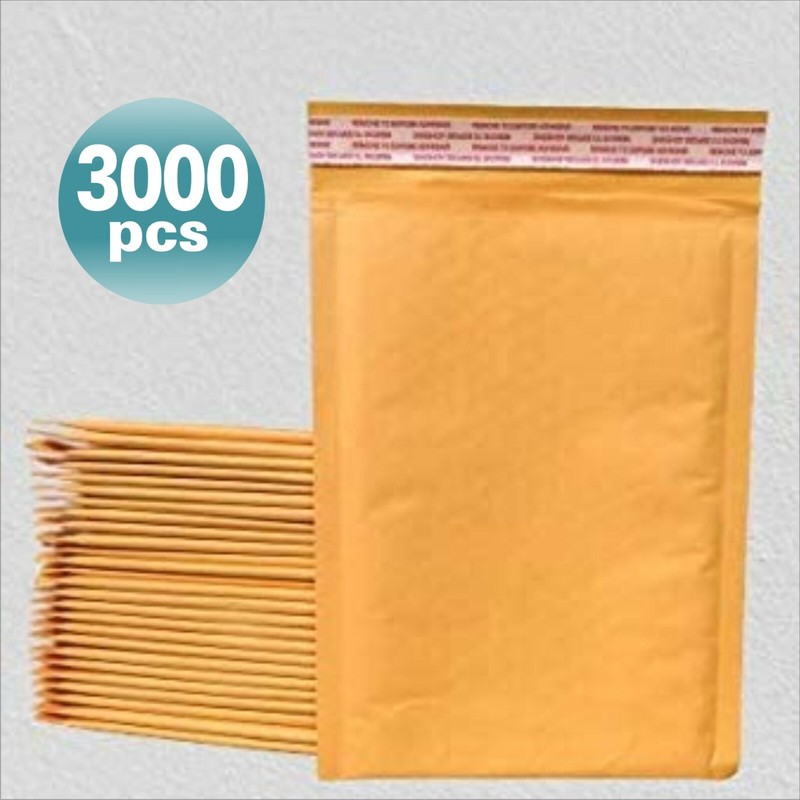 SuperPackage® 3000 #0 (Inner 6×9) Kraft Bubble Mailers Padded Envelopes