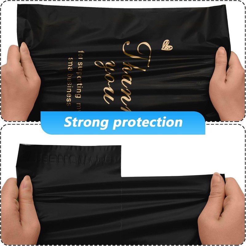 Durable 6x9 Poly Mailers for Small Business - 100 Pcs Waterproof & Self-Seal gallery