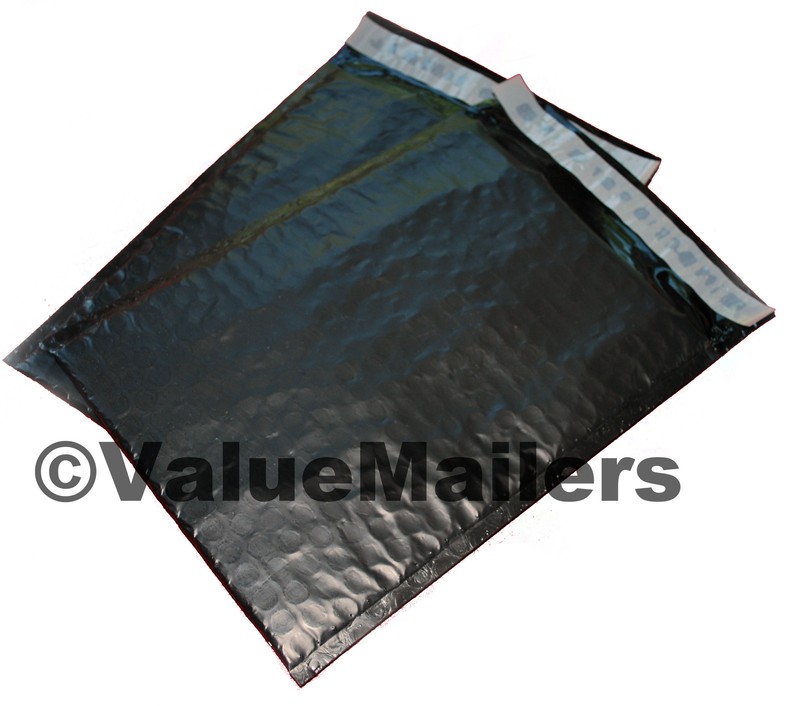 150 #0 ( BLACK ) Poly Bubble Mailers Envelopes Bags 6x10 Extra Wide CD DVD 6x9