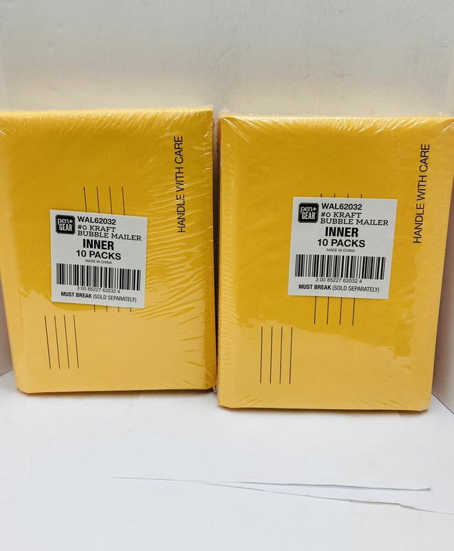 Pen+gear # 0 Kraft Bubble Mailer 10 Packs X 2, 6 IN X 9 IN ( 15.2cm X 22.9 cm) gallery