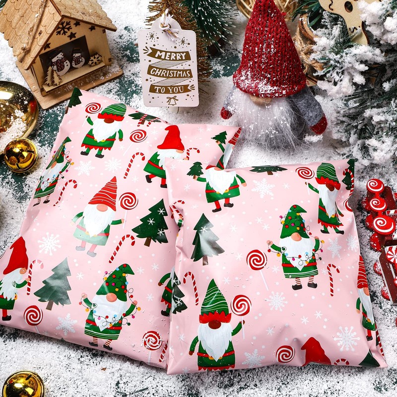 Christmas Poly Mailers Shipping Bags Pretty Thick Self Adhesive Mailing Envel... gallery