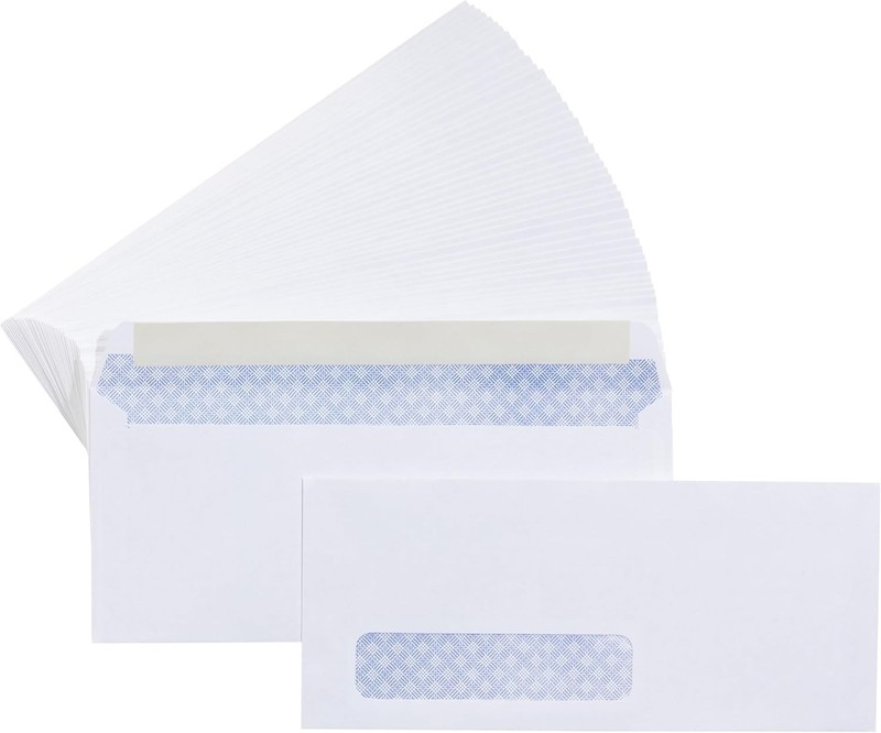 #10 Business Letter Envelopes W/ Gummed Seal No Tint White 500-Pack gallery