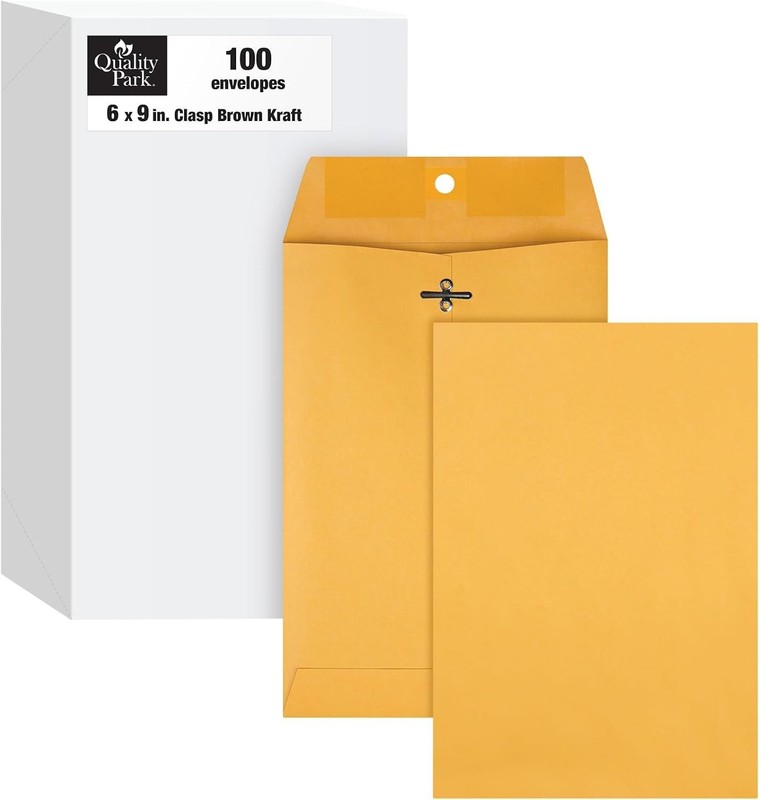 Heavyweight 28 lb Opaque 6x9 Envelopes - Perfect for Mailing & Storing 100/Box gallery