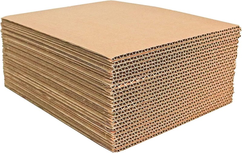 400 12.25x12.25 LP Cardboard Corrugated Pads Inserts Filler Sheet 12.25 x 12.25