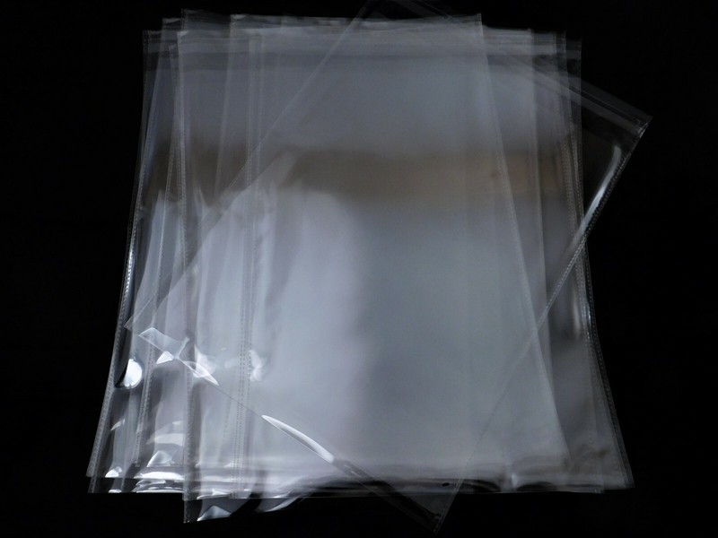 200 Clear Self Seal Bags 8x10 Water Resistant Light Weight Op Packaging Storage gallery