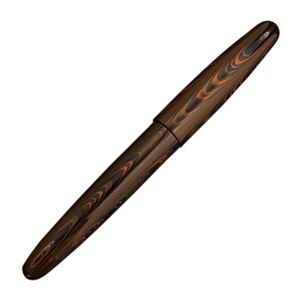 Wancher Yume Fountain Pen Makoto Ebonite Marble Brown (Office168)