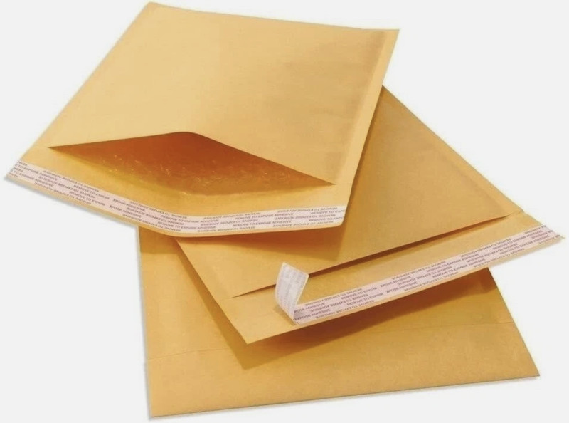 1000 #000 4x8 Kraft Paper Bubble Padded Envelopes Mailers Shipping Case 4"x8". gallery