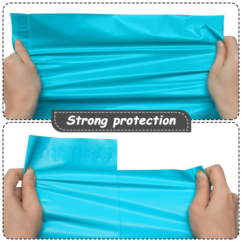 Poly Mailers 6x9 Inch 100 Pcs, Strong Adhesive Bags for Clothing, Durable Thi... gallery