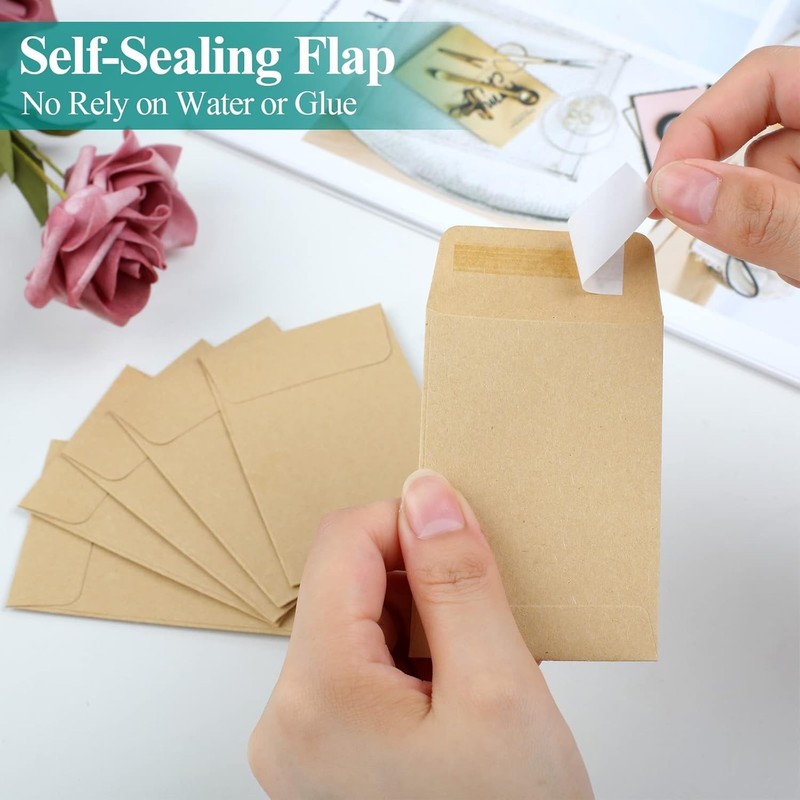 180pcs Small Seed Saving Envelopes Bulk 2.35 X 3.5 Empty Paper Packets for Coins gallery