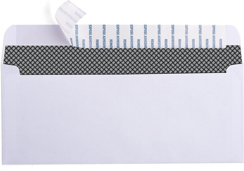 500 Self Seal Quickbooks Double Window Security Check Envelopes - for Business L gallery
