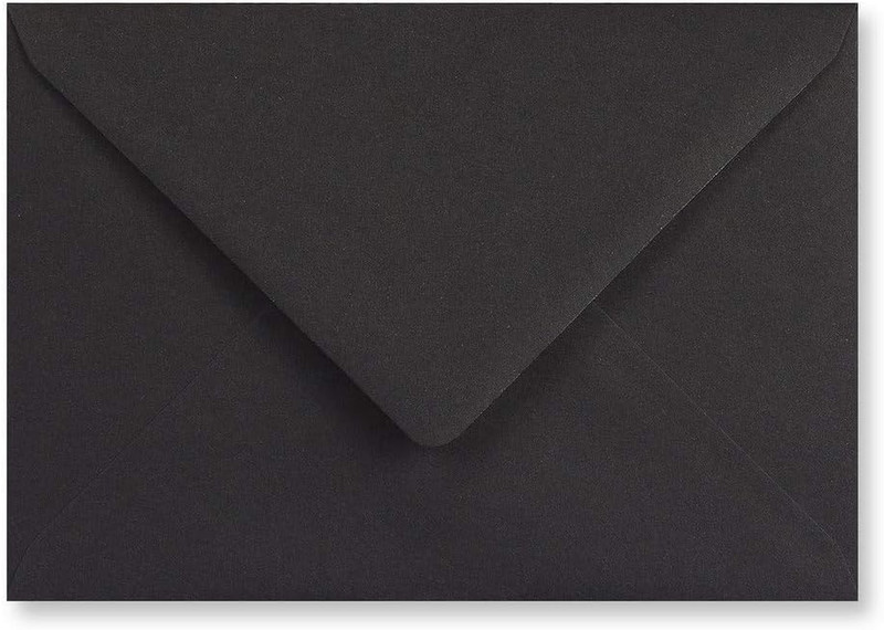 25 X C6 Premium Envelopes 100Gsm 114Mm X 162Mm (Black)