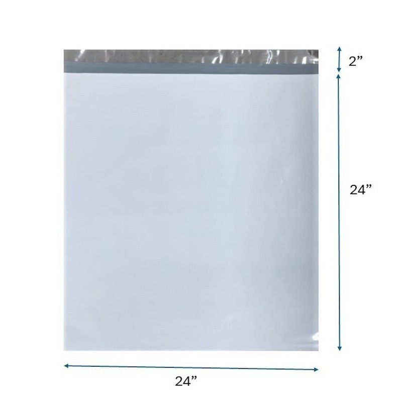 24"x24" Poly mailers, shipping envelopes, mailing bags Extra strong 2.5Mil gallery