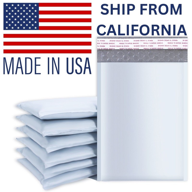 250pcs #0 6x10 Poly Bubble Mailers Padded Envelopes Shipping Mailing Bags Case gallery