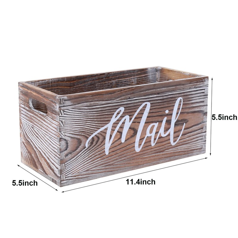 Cfyacfy Mail Organizer Magazine Countertop Mail Storage Organizer For Home Mail gallery