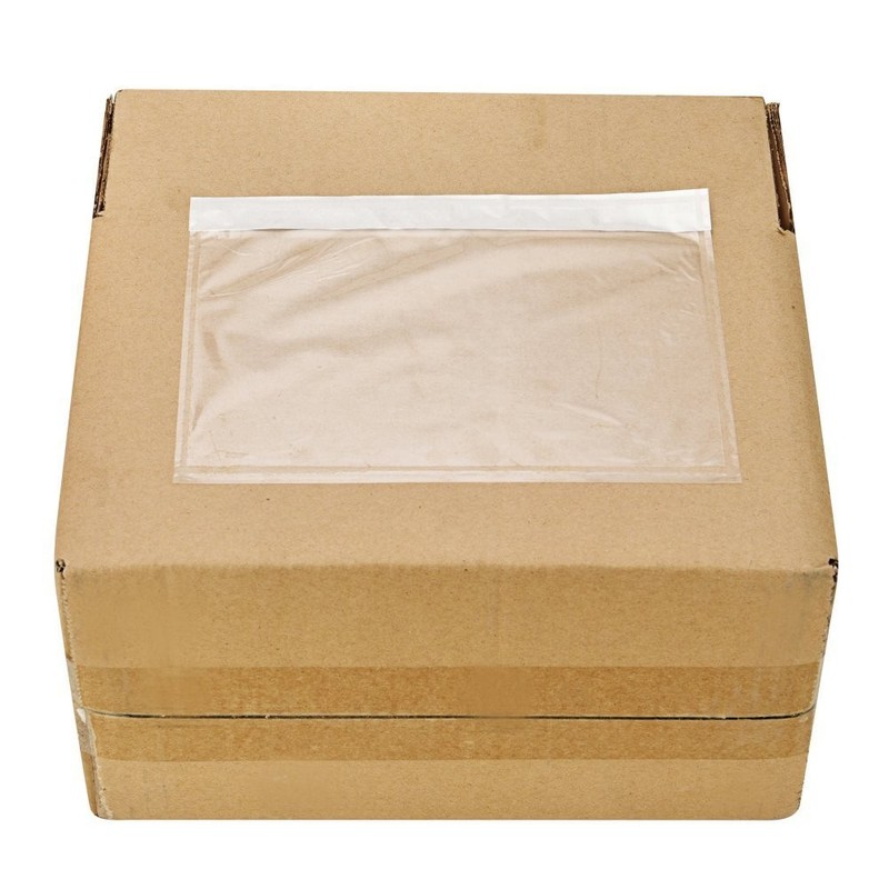 200 7.5x5.5 Clear Self Adhesive Top Loading Packing List Shipping Label Envelope gallery