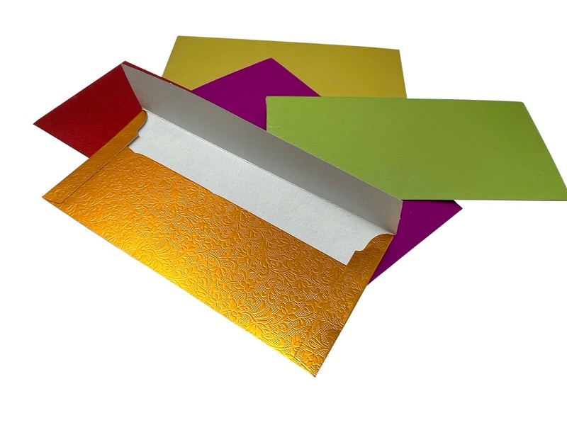 PACK OF 5 Cash Shagun Bandhani Envelopes Favor Indian Wedding Eid Gift #119H