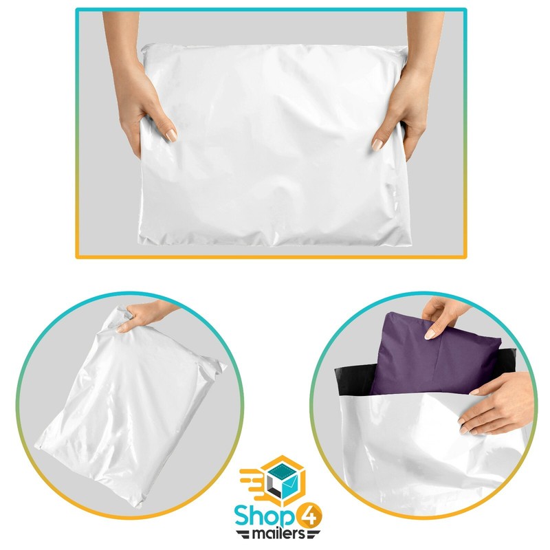 1000 9x12 Premium Plastic Flat Poly Mailer Shipping Bag Mailing Envelope 2.0 MIL gallery