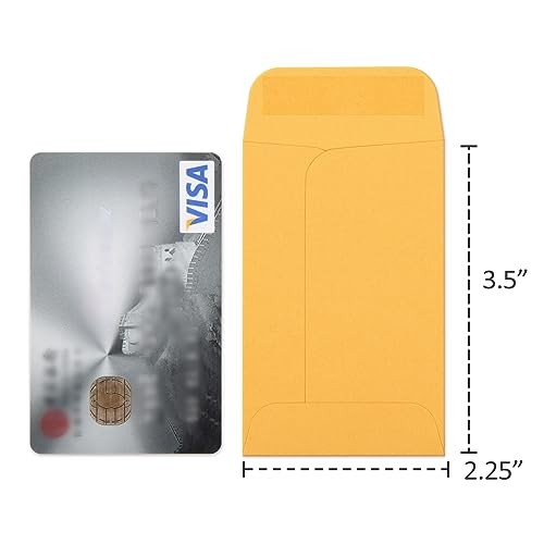 ValBox #1 Coin Envelopes 2.25x 3.5 Small Parts Envelope with Gummed Flap for gallery