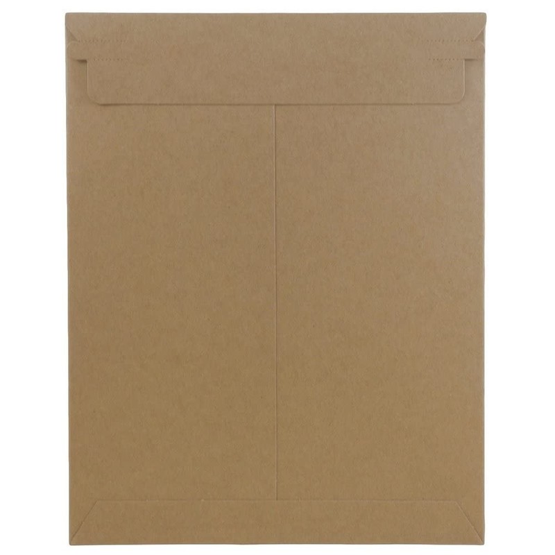 Stay-Flat Photo Mailer Envelopes with Peel & Seal Closure - 9 x 11 1/2 - Brow... gallery