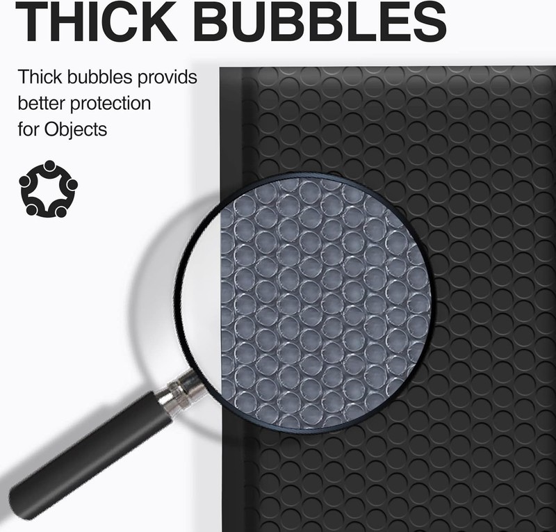 Opaque Black Bubble Mailers 4x8 Inch 100 Pack for Small Business Mailing gallery