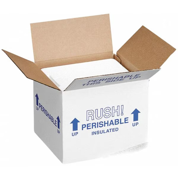 Polar Tech Industries Insulated Shipping Bio Foam & Carton, 1-5 Day,PK2 200C