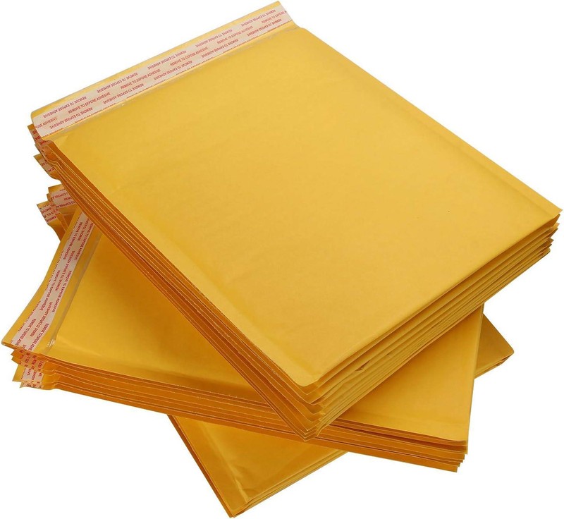Kraft Bubble Mailers Padded Envelope Seal 9.5×13.5 Size #4 3M Scotch (7974) pack