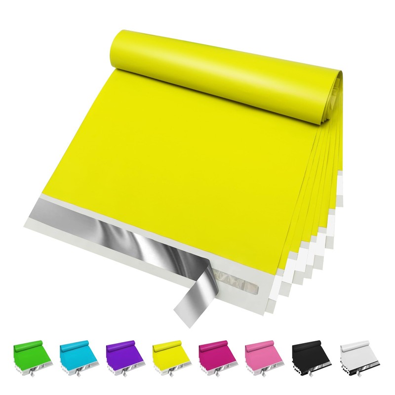 Poly Mailers 10×13 Inch 100 Pcs, Strong Adhesive Shipping Bags for Clothing, …