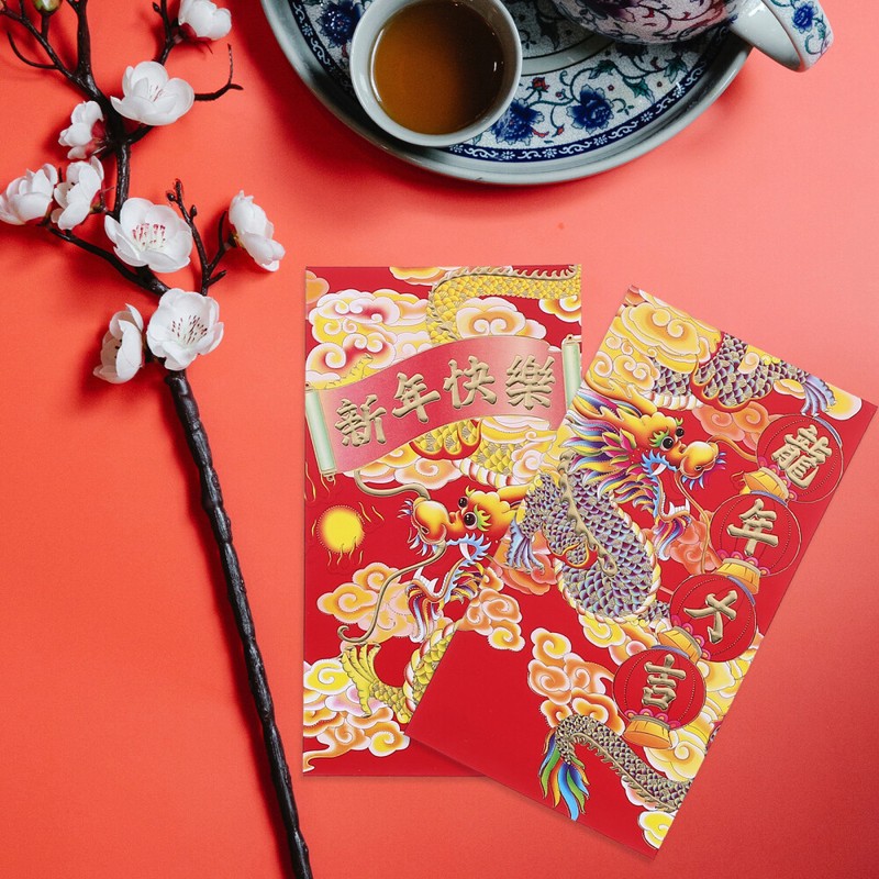 30PCS Chinese Style Red Envelopes Packets Lucky Money Bags 2024 Red Envelopes gallery