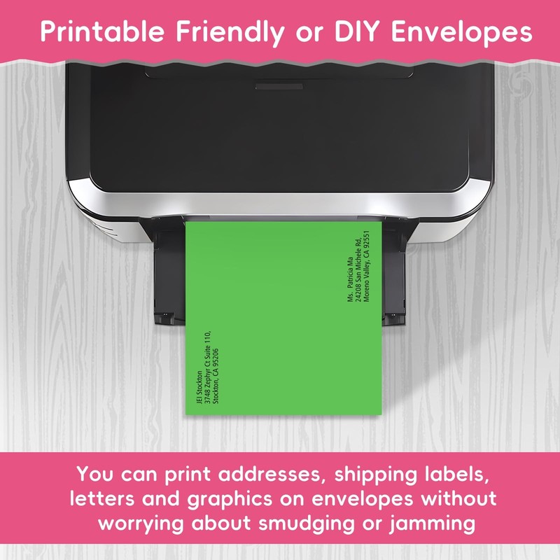 Colored Mailing Envelopes set 25 Pack 9x12 In Self-Seal Pouch mixed gallery