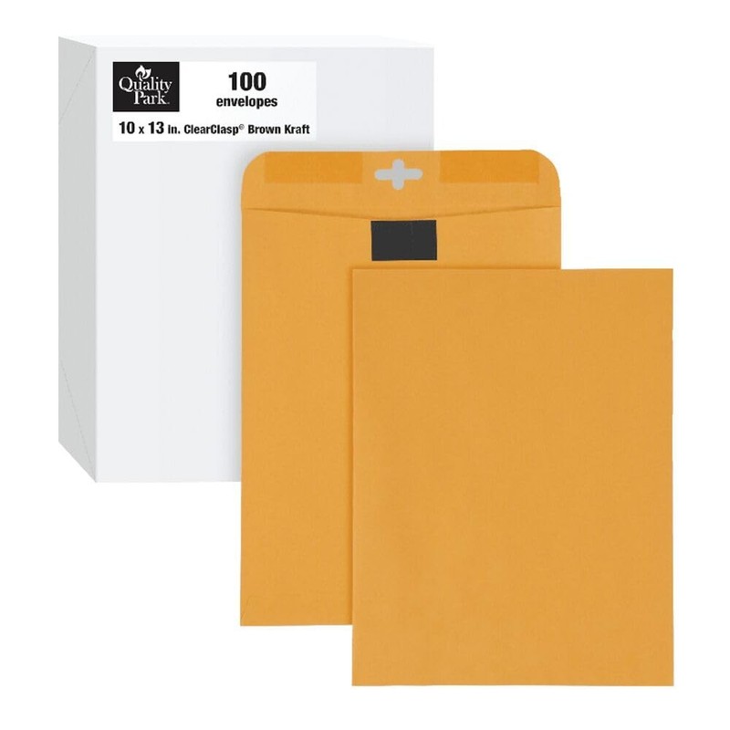 10 x13 Inch ClearClasp Catalog Envelopes for or Storage w/Redi-Tac Clasp and …