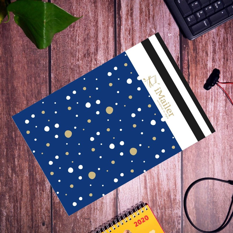 100 Count - 12 x 15.5 inch Poly Mailer Envelope Thank You Blue Polka Dot Mail... gallery