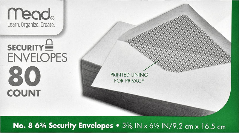 FAST SHIPPING 80 Ct 3/4 Security Envelopes Press it Seal it, LIMITED TIME DEAL