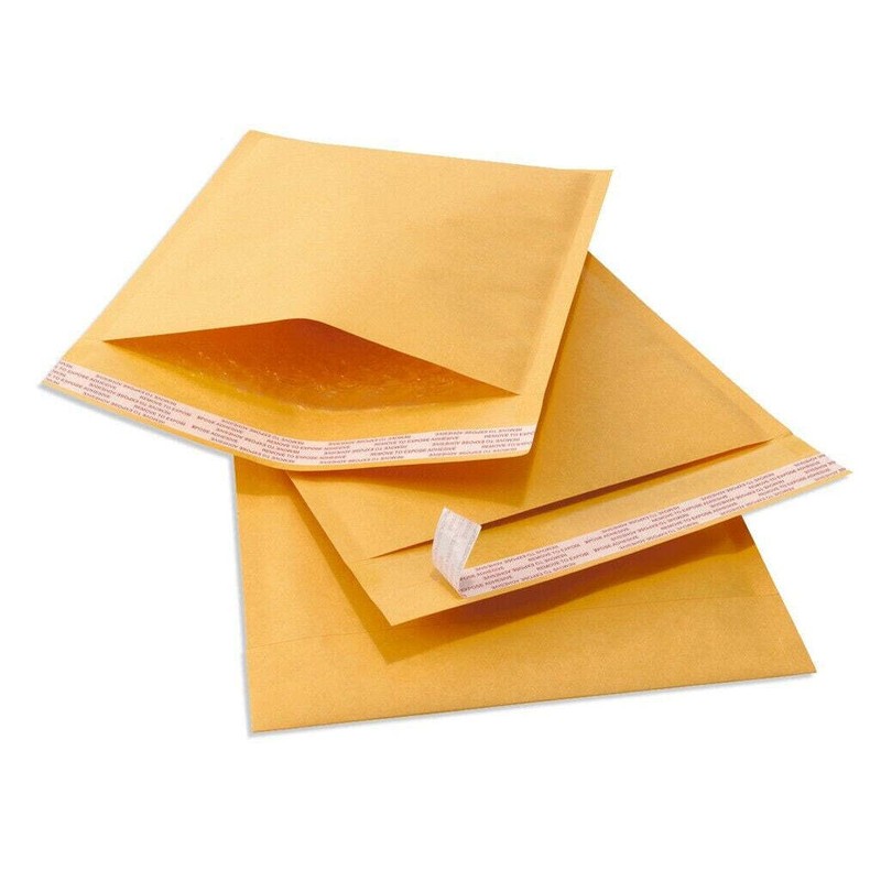 5-25/50/100/250/500/1000 Pack Kraft Bubble Mailers Padded Envelope gallery