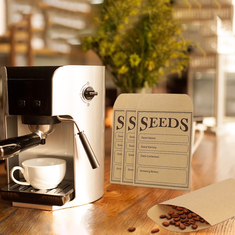 150 Pieces Seed Saving Envelopes, 4.7x3.1 Inch Sealing Kraft Seed Packets Envelo gallery
