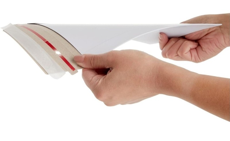 500PCS Flat 8x6in Photo Mailers Document Cardboard Envelopes Self Adhesive Seal gallery