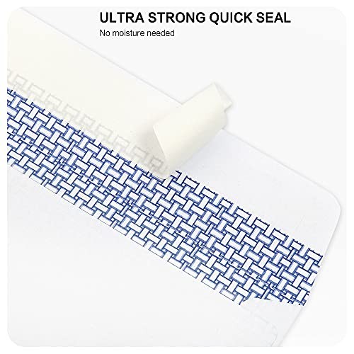 1000 Pack Double Window Self-Seal Envelopes 4-1/8 x 9-1/2 for Business Invoices, gallery