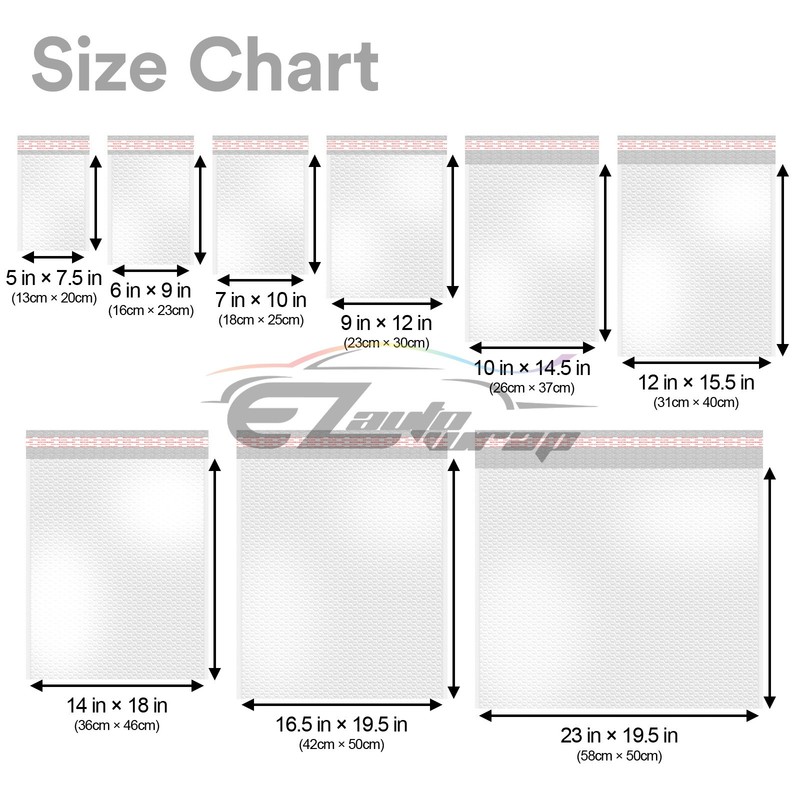 5"x7.5" PO Poly Bubble Mailers Shipping Mailing Padded Bags Envelopes gallery