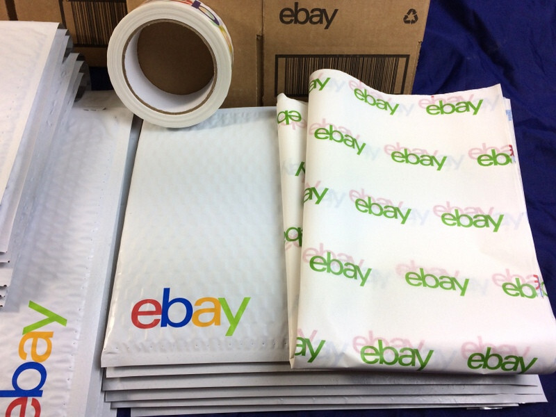 Ebay Shipping Supplies KIT Padded MAILERS Bubble Envelopes, BOXES, Tissue &TAPE gallery