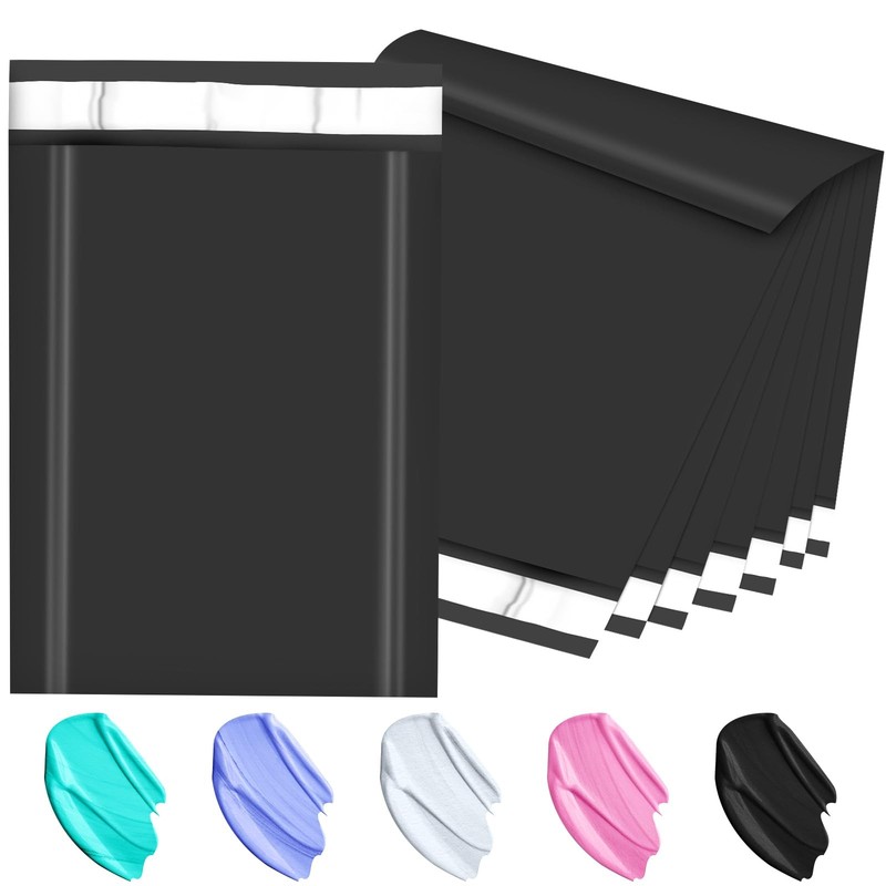 Poly Mailers 10×13 Inch 200 Pcs, Black Shipping Bags, Mailing Envelopes with …