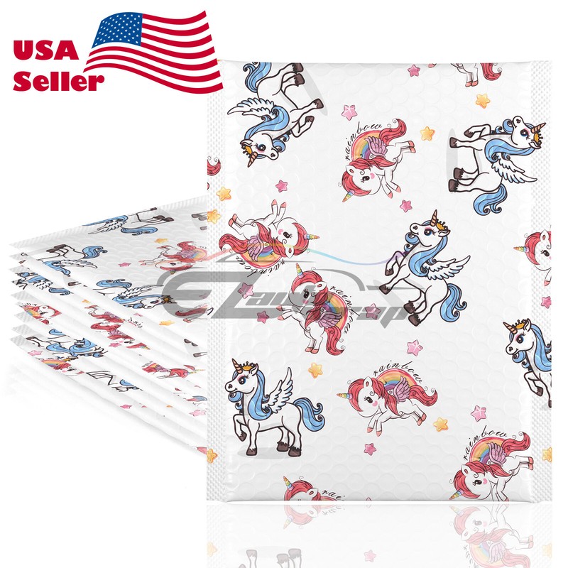 9×12 Unicorn Poly Bubble Kraft Padded Mailers Shipping Mailing Envelopes Bags